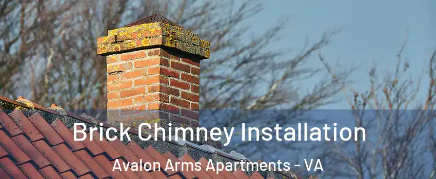 Brick Chimney Installation Avalon Arms Apartments - VA