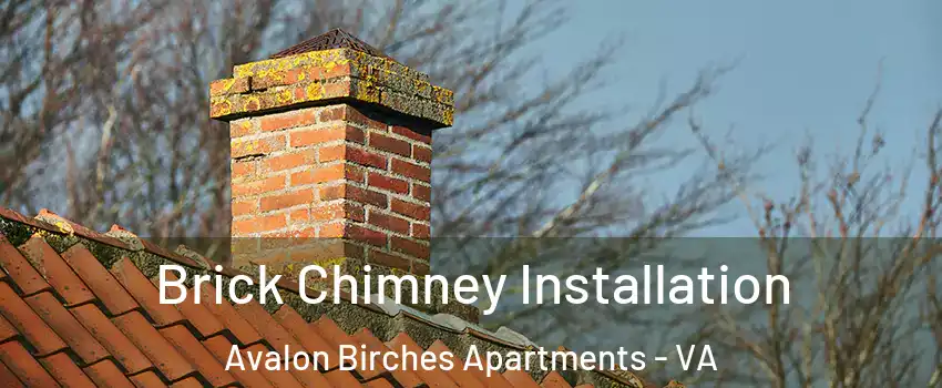 Brick Chimney Installation Avalon Birches Apartments - VA