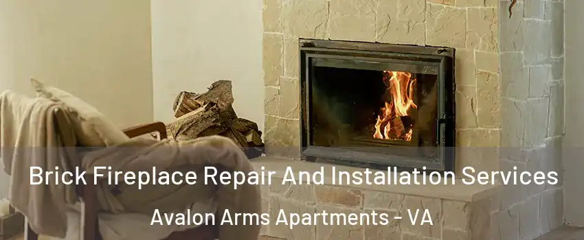 Brick Fireplace Repair And Installation Services Avalon Arms Apartments - VA