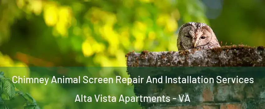 Chimney Animal Screen Repair And Installation Services Alta Vista Apartments - VA
