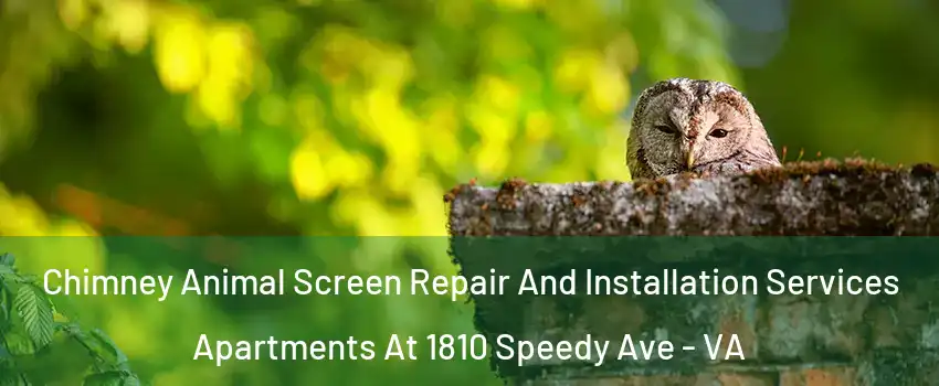 Chimney Animal Screen Repair And Installation Services Apartments At 1810 Speedy Ave - VA