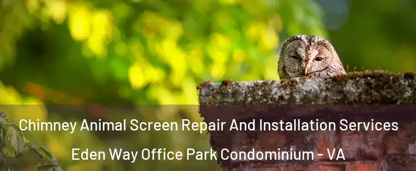 Chimney Animal Screen Repair And Installation Services Eden Way Office Park Condominium - VA