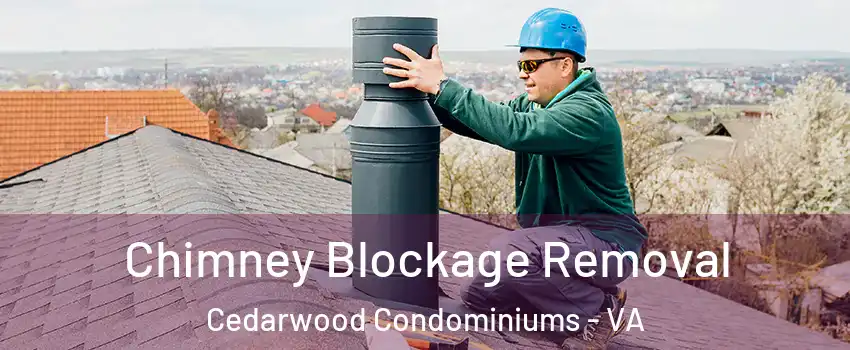 Chimney Blockage Removal Cedarwood Condominiums - VA