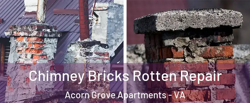 Chimney Bricks Rotten Repair Acorn Grove Apartments - VA