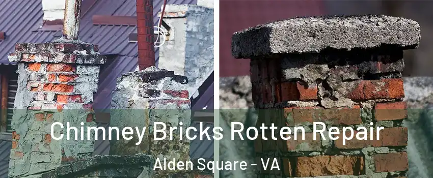 Chimney Bricks Rotten Repair Alden Square - VA