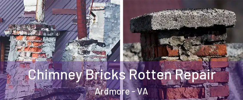Chimney Bricks Rotten Repair Ardmore - VA