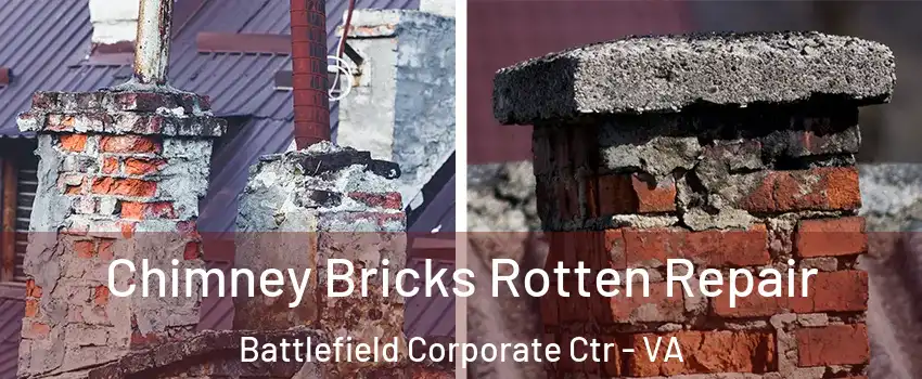 Chimney Bricks Rotten Repair Battlefield Corporate Ctr - VA
