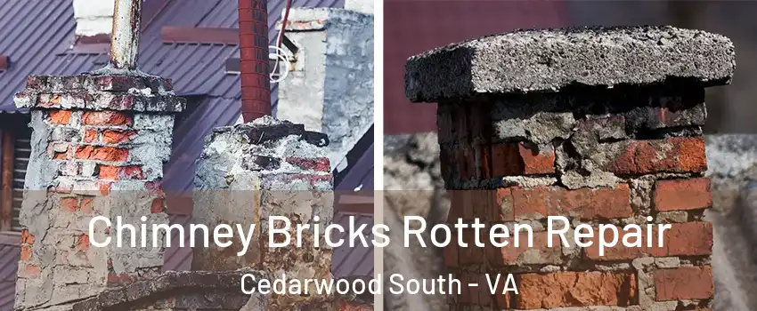 Chimney Bricks Rotten Repair Cedarwood South - VA