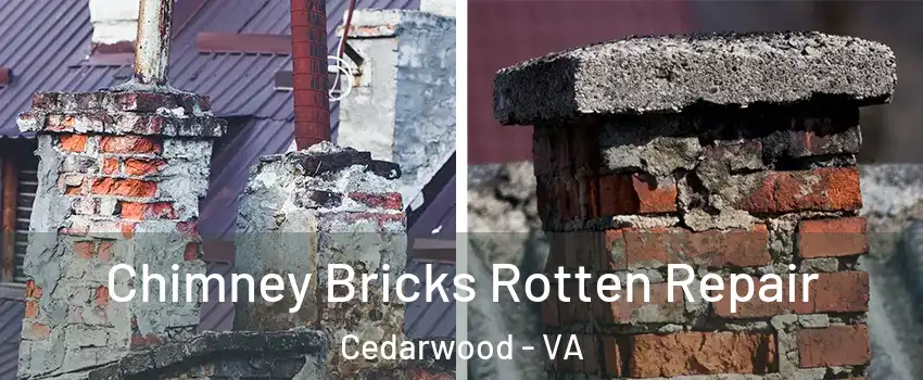 Chimney Bricks Rotten Repair Cedarwood - VA