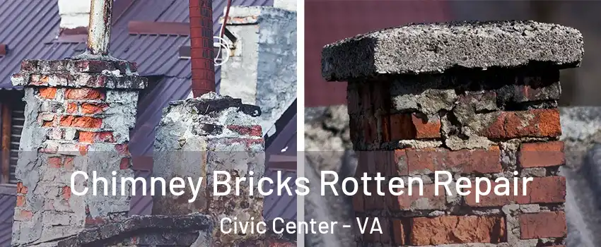 Chimney Bricks Rotten Repair Civic Center - VA