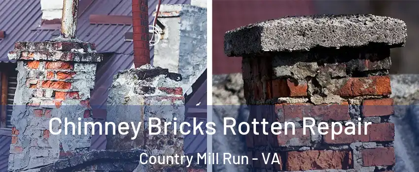 Chimney Bricks Rotten Repair Country Mill Run - VA
