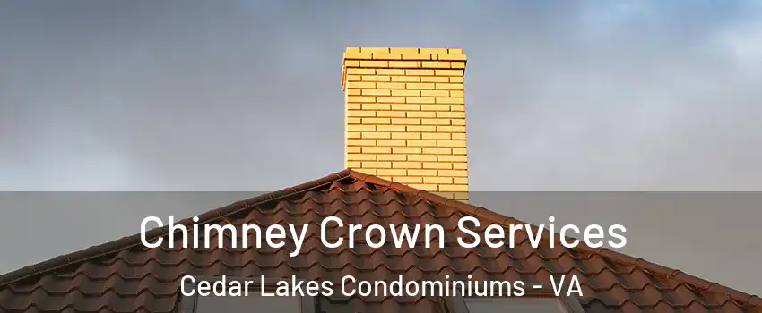 Chimney Crown Services Cedar Lakes Condominiums - VA
