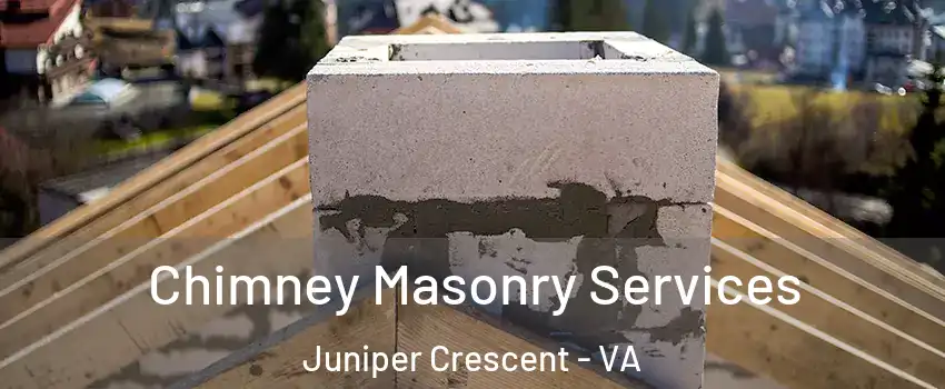 Chimney Masonry Services Juniper Crescent - VA