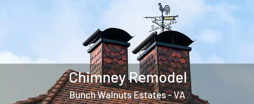 Chimney Remodel Bunch Walnuts Estates - VA