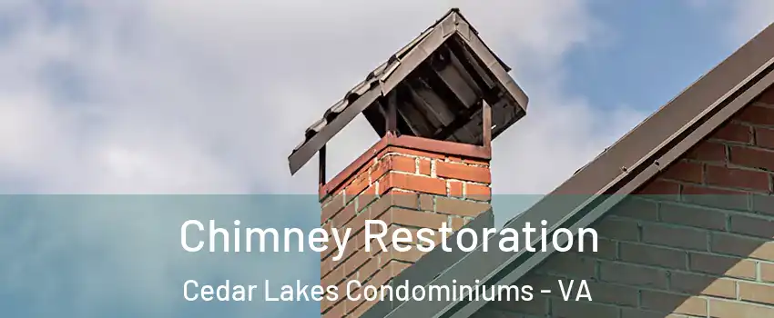 Chimney Restoration Cedar Lakes Condominiums - VA