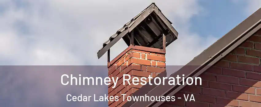 Chimney Restoration Cedar Lakes Townhouses - VA