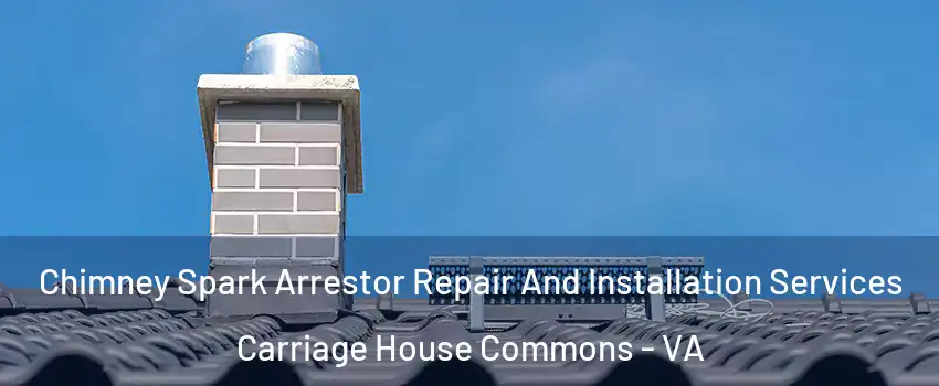 Chimney Spark Arrestor Repair And Installation Services Carriage House Commons - VA