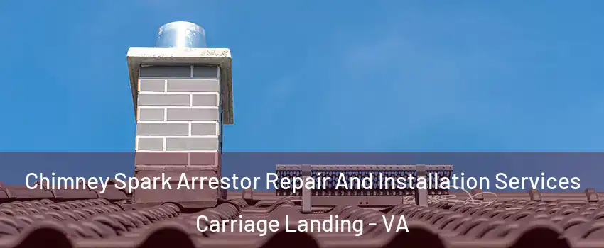 Chimney Spark Arrestor Repair And Installation Services Carriage Landing - VA