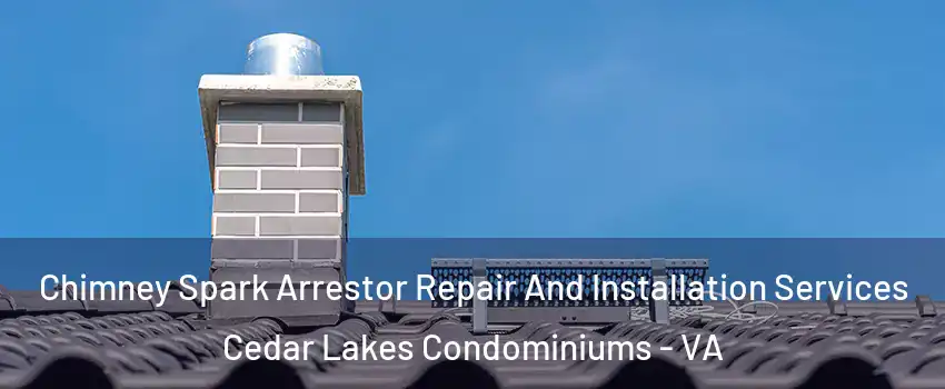 Chimney Spark Arrestor Repair And Installation Services Cedar Lakes Condominiums - VA