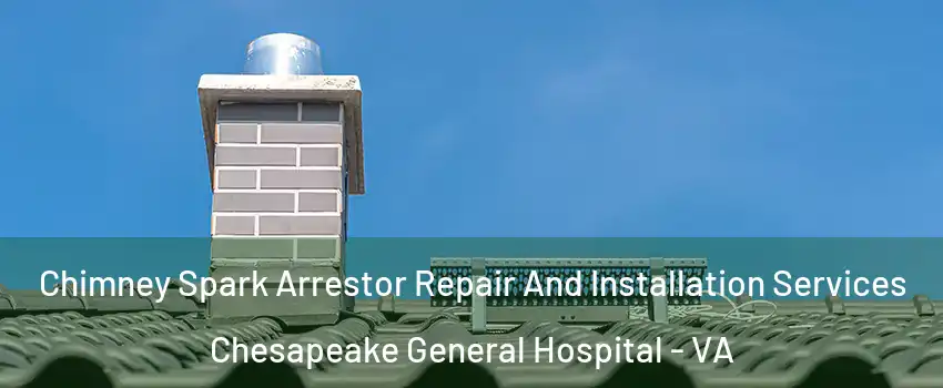 Chimney Spark Arrestor Repair And Installation Services Chesapeake General Hospital - VA