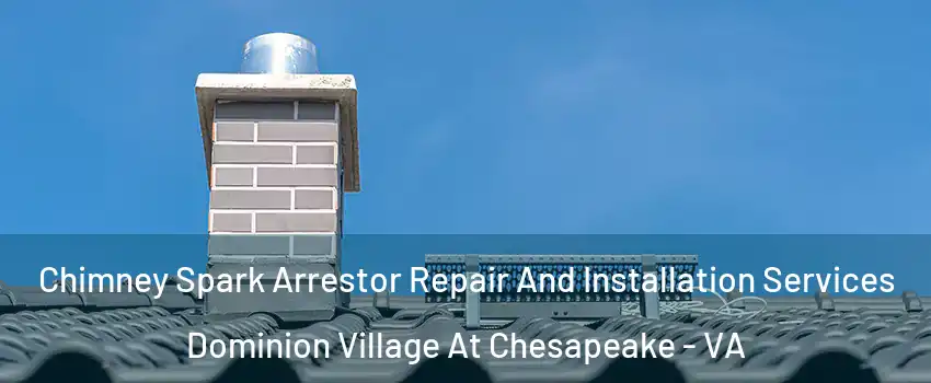Chimney Spark Arrestor Repair And Installation Services Dominion Village At Chesapeake - VA