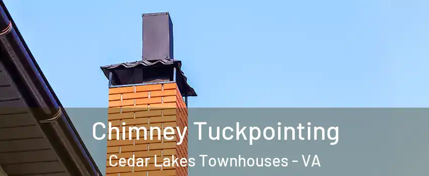 Chimney Tuckpointing Cedar Lakes Townhouses - VA