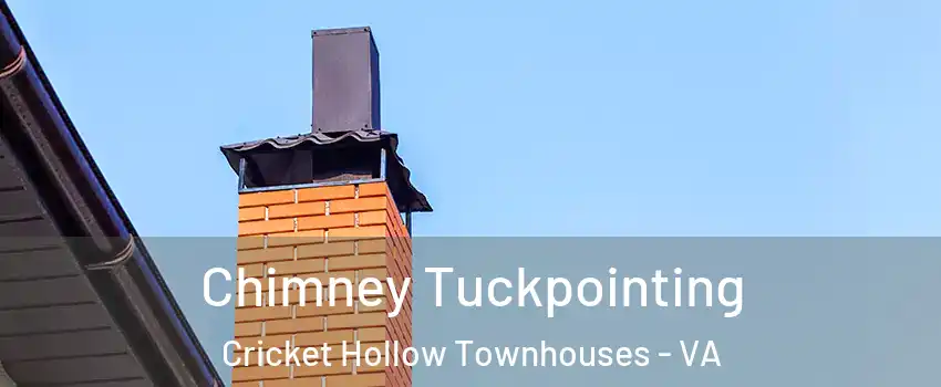 Chimney Tuckpointing Cricket Hollow Townhouses - VA