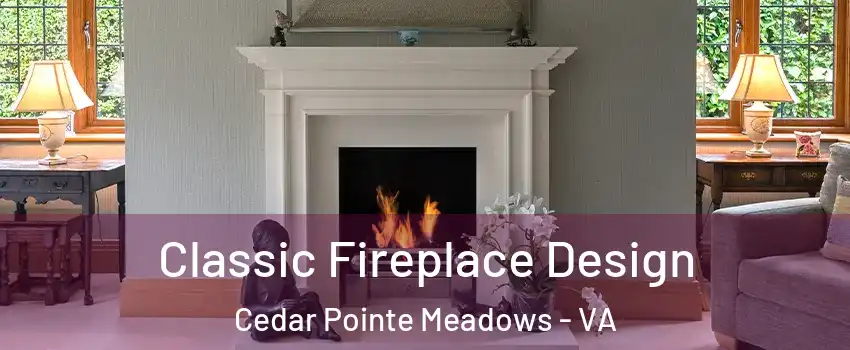 Classic Fireplace Design Cedar Pointe Meadows - VA