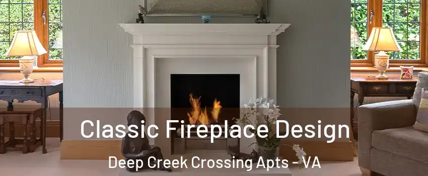 Classic Fireplace Design Deep Creek Crossing Apts - VA