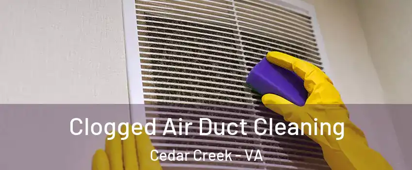 Clogged Air Duct Cleaning Cedar Creek - VA