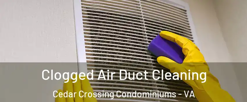 Clogged Air Duct Cleaning Cedar Crossing Condominiums - VA