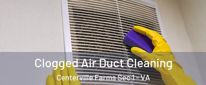 Clogged Air Duct Cleaning Centerville Farms Sec 1 - VA