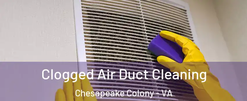 Clogged Air Duct Cleaning Chesapeake Colony - VA