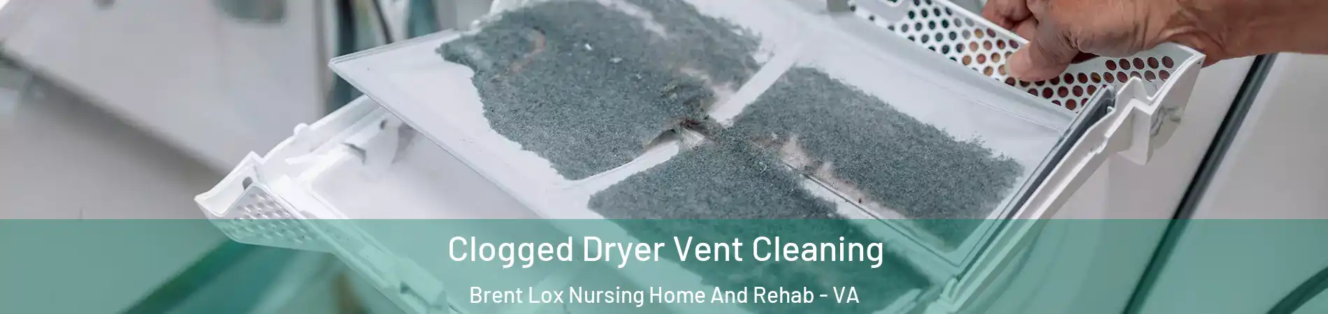 Clogged Dryer Vent Cleaning Brent Lox Nursing Home And Rehab - VA