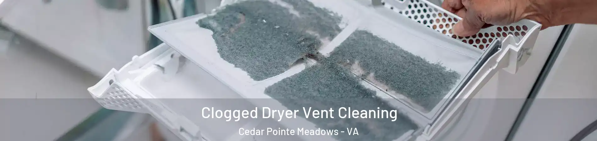 Clogged Dryer Vent Cleaning Cedar Pointe Meadows - VA