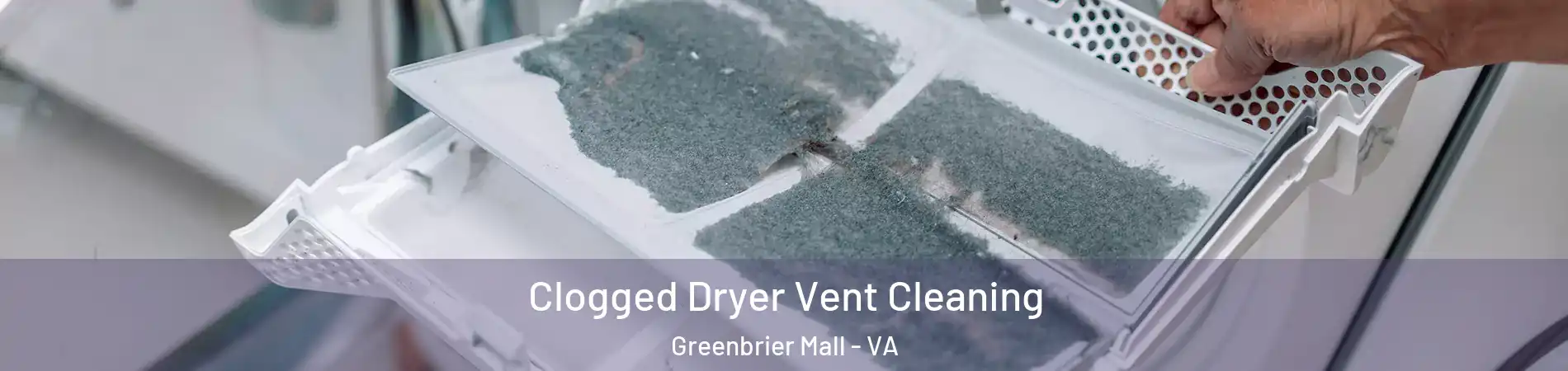 Clogged Dryer Vent Cleaning Greenbrier Mall - VA
