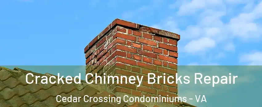 Cracked Chimney Bricks Repair Cedar Crossing Condominiums - VA