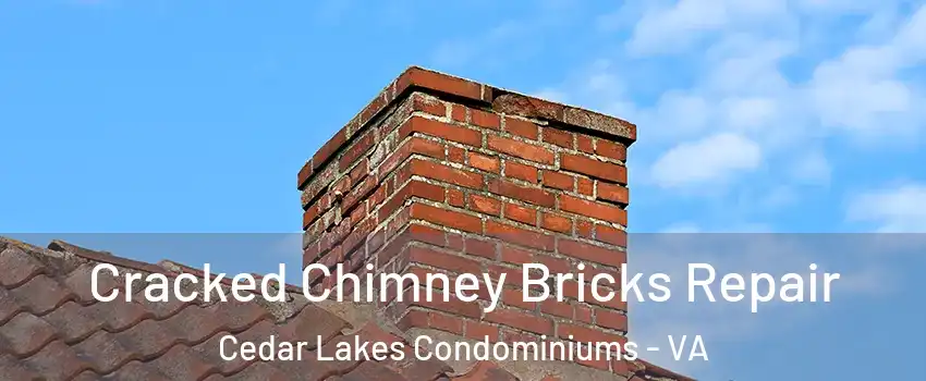 Cracked Chimney Bricks Repair Cedar Lakes Condominiums - VA