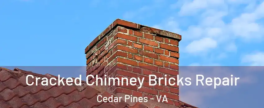 Cracked Chimney Bricks Repair Cedar Pines - VA