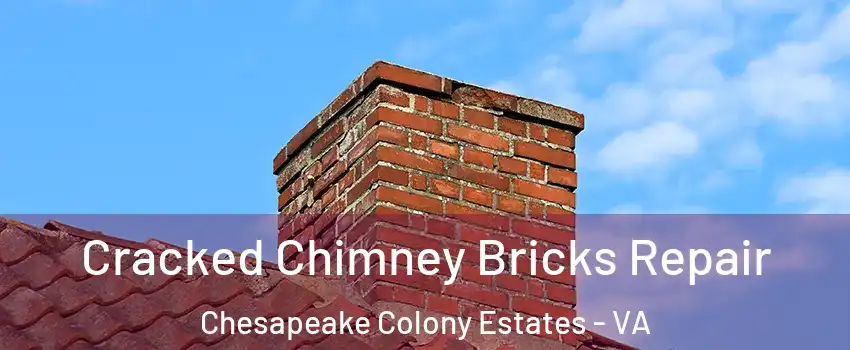 Cracked Chimney Bricks Repair Chesapeake Colony Estates - VA