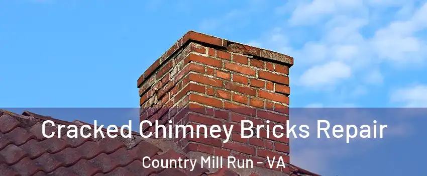 Cracked Chimney Bricks Repair Country Mill Run - VA
