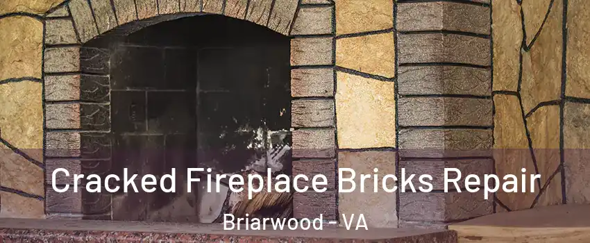 Cracked Fireplace Bricks Repair Briarwood - VA