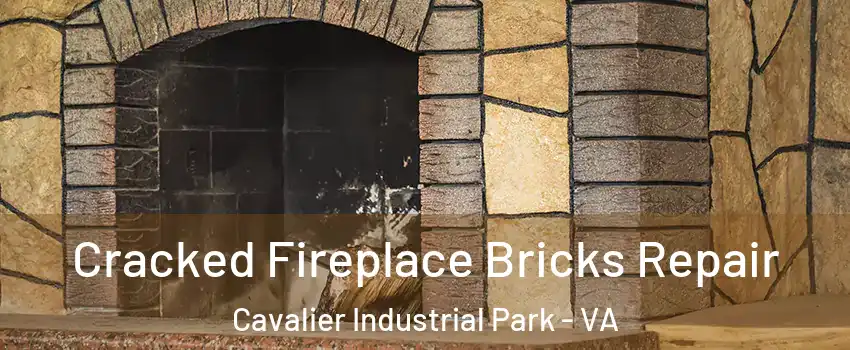 Cracked Fireplace Bricks Repair Cavalier Industrial Park - VA