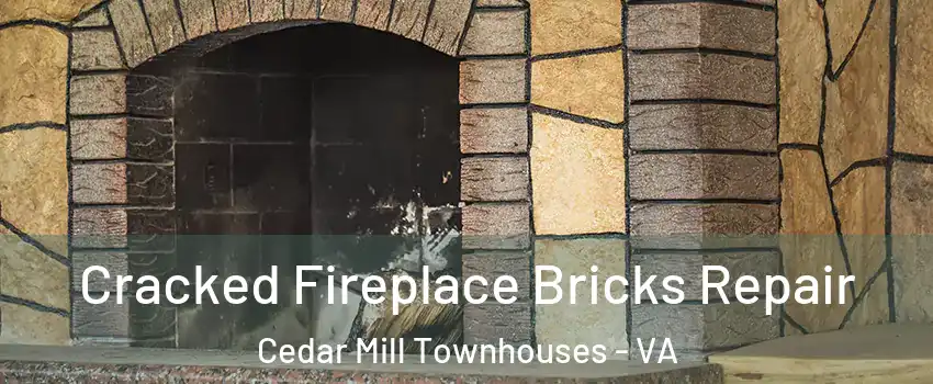 Cracked Fireplace Bricks Repair Cedar Mill Townhouses - VA