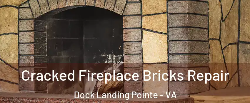 Cracked Fireplace Bricks Repair Dock Landing Pointe - VA