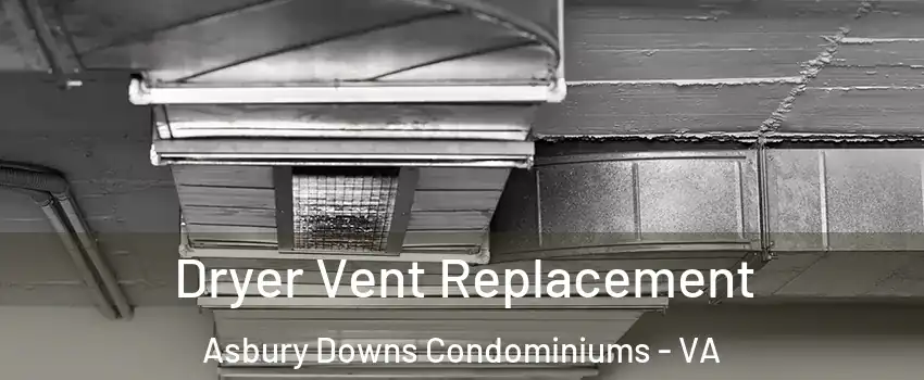 Dryer Vent Replacement Asbury Downs Condominiums - VA