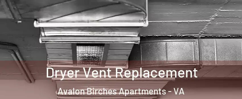 Dryer Vent Replacement Avalon Birches Apartments - VA