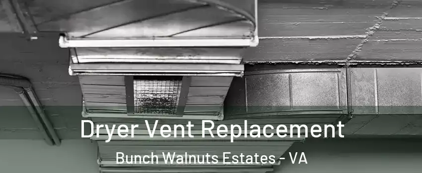 Dryer Vent Replacement Bunch Walnuts Estates - VA