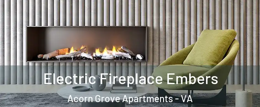 Electric Fireplace Embers Acorn Grove Apartments - VA