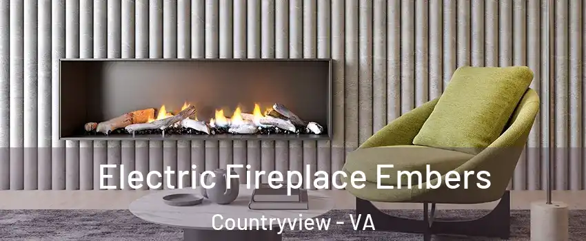 Electric Fireplace Embers Countryview - VA